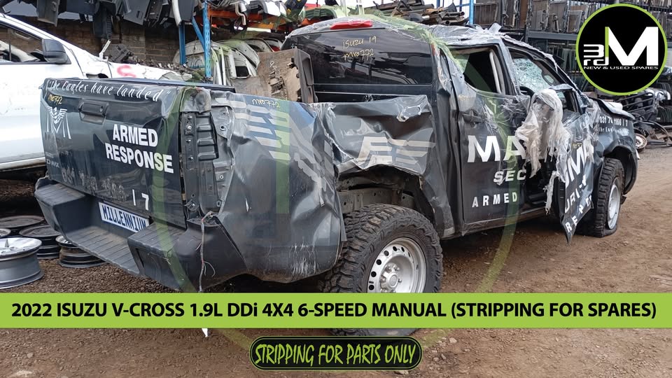 2022 ISUZU D-MAX VCROSS 1.9 Ddi 6-SPEED 4x4 MANUAL (STRIPPING FOR PARTS)
