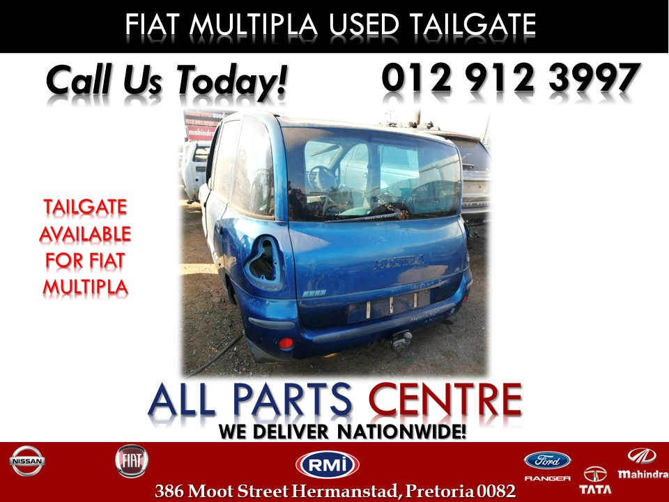 Fiat Multipla Used Tailgates for Sale - Private Seller
