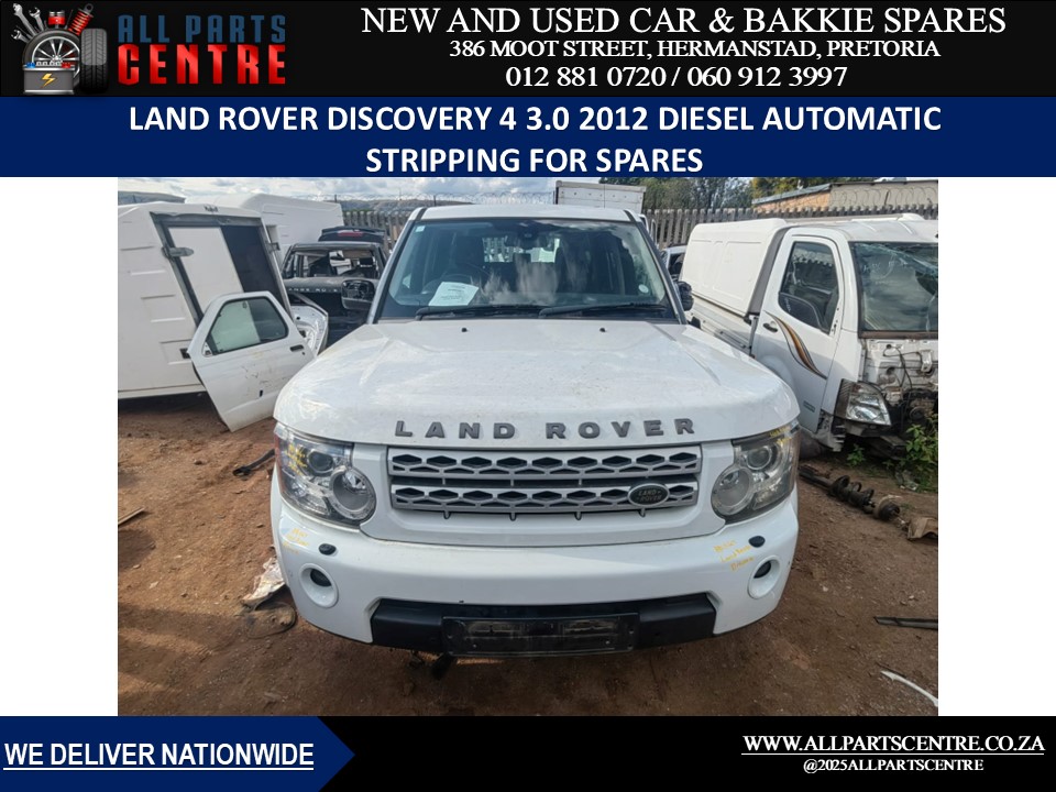 Stripping For Spares: 2012 Land Rover Discovery 4 3.0 SDV6 Diesel Automatic