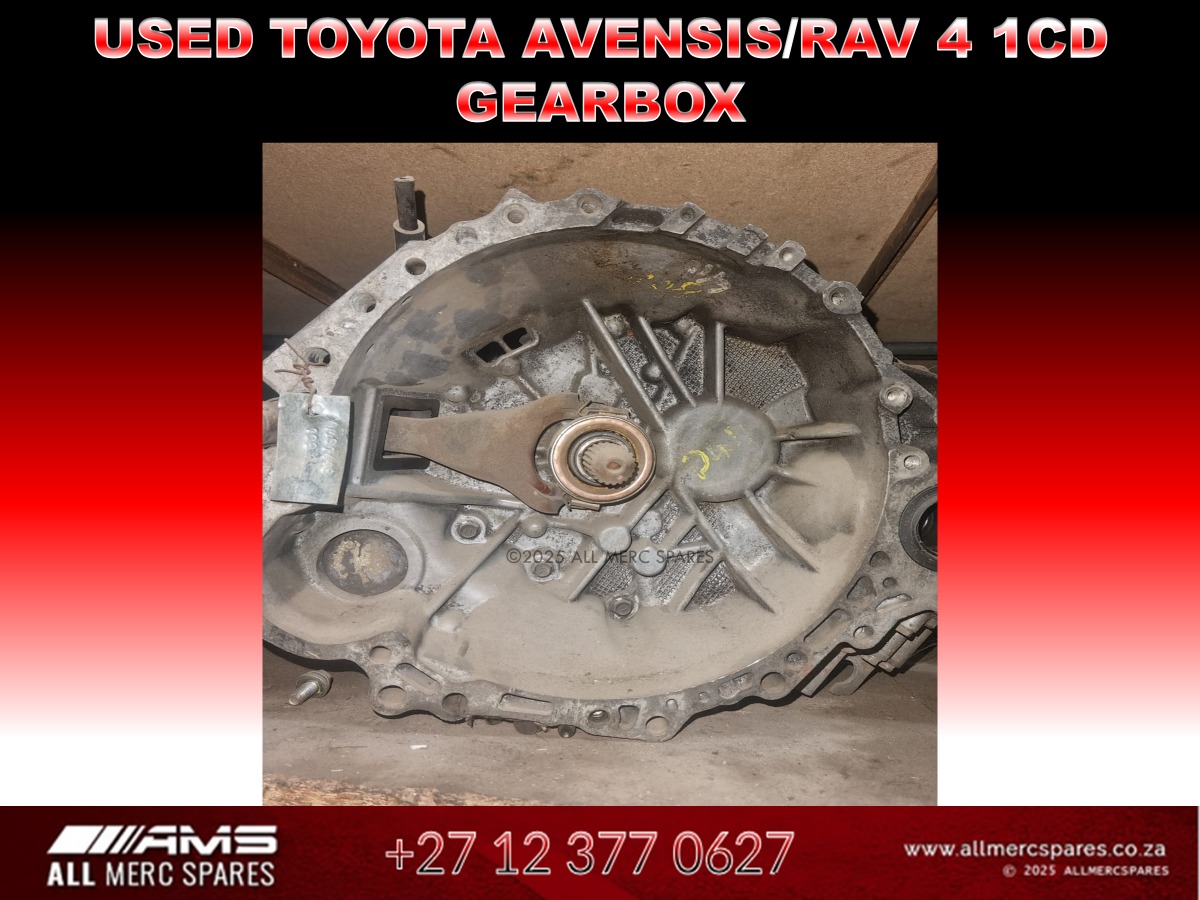 Used Toyota Avensis / RAV4 1CD Gearbox for Sale - Private Seller Used Toyota Avensis / RAV4 1CD Gearbox for Sale - Private Seller
