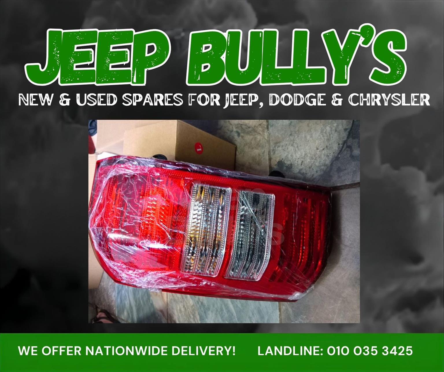 Jeep Patriot Taillight in Stock. Brand New (Left Hand) - Private Seller Jeep Patriot Taillight in Stock. Brand New (Left Hand) - Private Seller