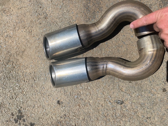 Exhaust tip extentions stainless tailpipes - Private Seller