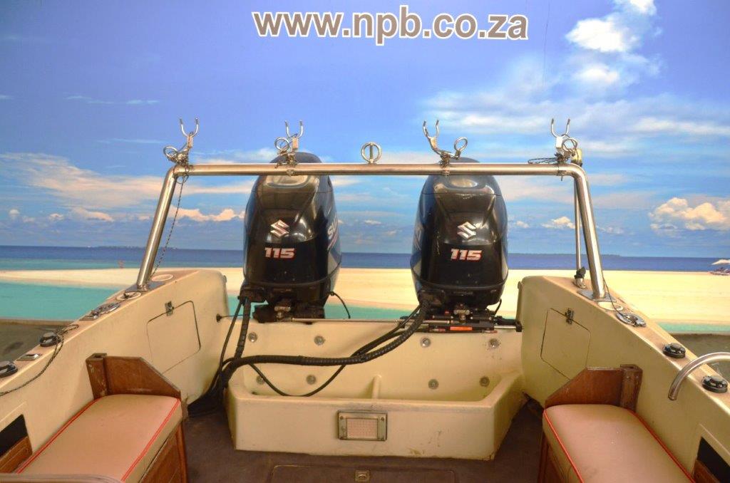 ACECRAFT 660 ON TRAILER 2 X 115 HP SUZUKI 4 STROKES