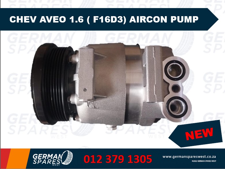 CHEV AVEO 1.6 ( F16D3 ) AIRCON PUMP – NEW FOR SALE - Private Seller CHEV AVEO 1.6 ( F16D3 ) AIRCON PUMP – NEW FOR SALE - Private Seller
