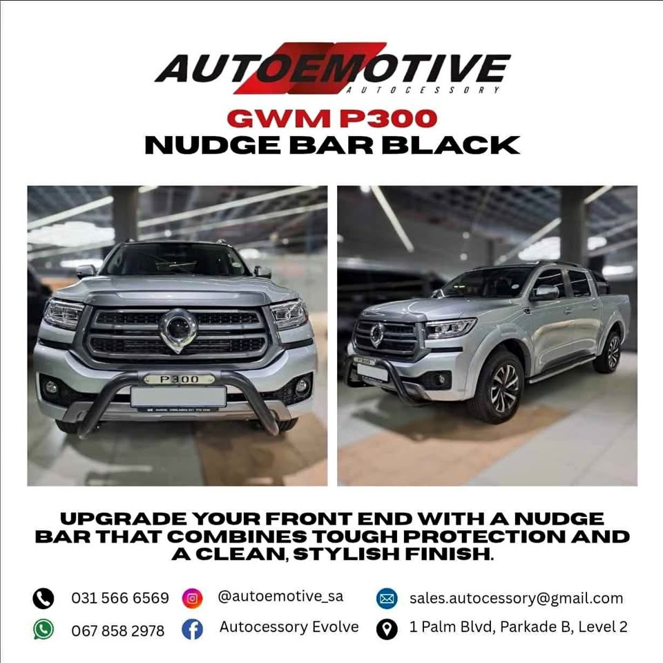 GWM P300 Nudge Bar - Black - Private Seller GWM P300 Nudge Bar - Black - Private Seller