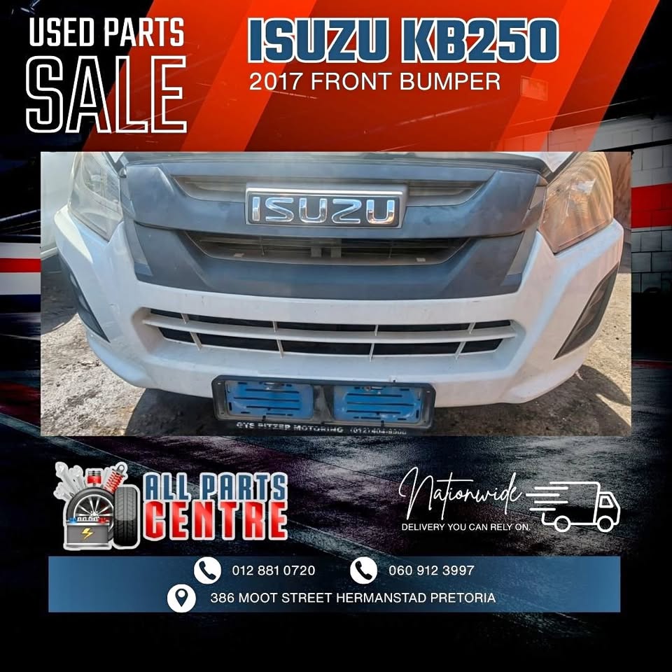 Isuzu KB250 2017 Front Bumper - Private Seller Isuzu KB250 2017 Front Bumper - Private Seller