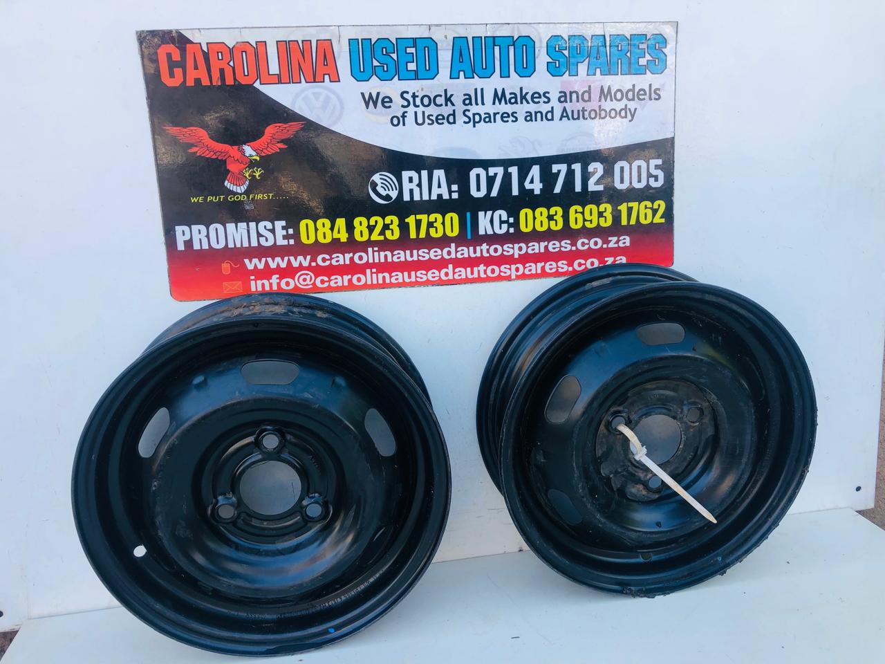 Renault Kwid steel rims (3 pins), 13inch - Private Seller