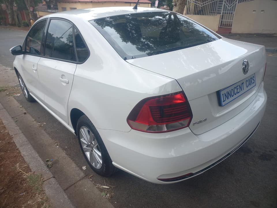 2019 VW POLO 6 SEDAN 1.4 PETROL, MANUAL, WHITE COLOR, MILEAGE 58000KMS