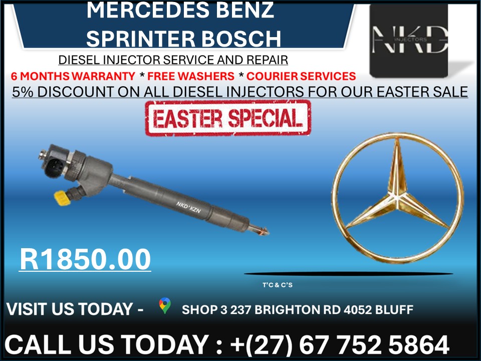 Mercedes Benz Sprinter Bosch Diesel Injectors on recondition - Private Seller Mercedes Benz Sprinter Bosch Diesel Injectors on recondition - Private Seller