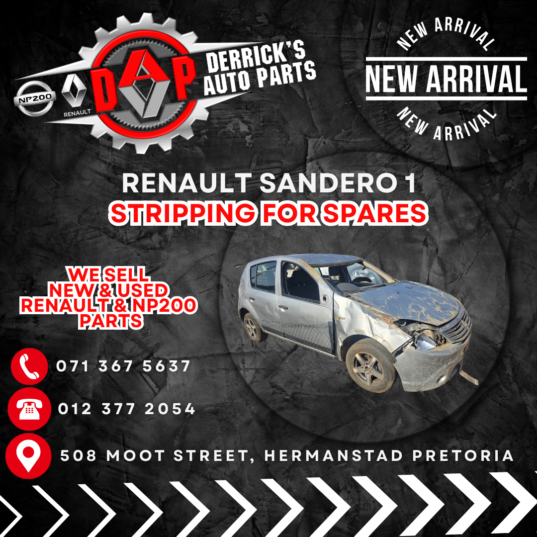 RENAULT SANDERO 1 ( STRIPPING FOR SPARES) - Private Seller RENAULT SANDERO 1 ( STRIPPING FOR SPARES) - Private Seller