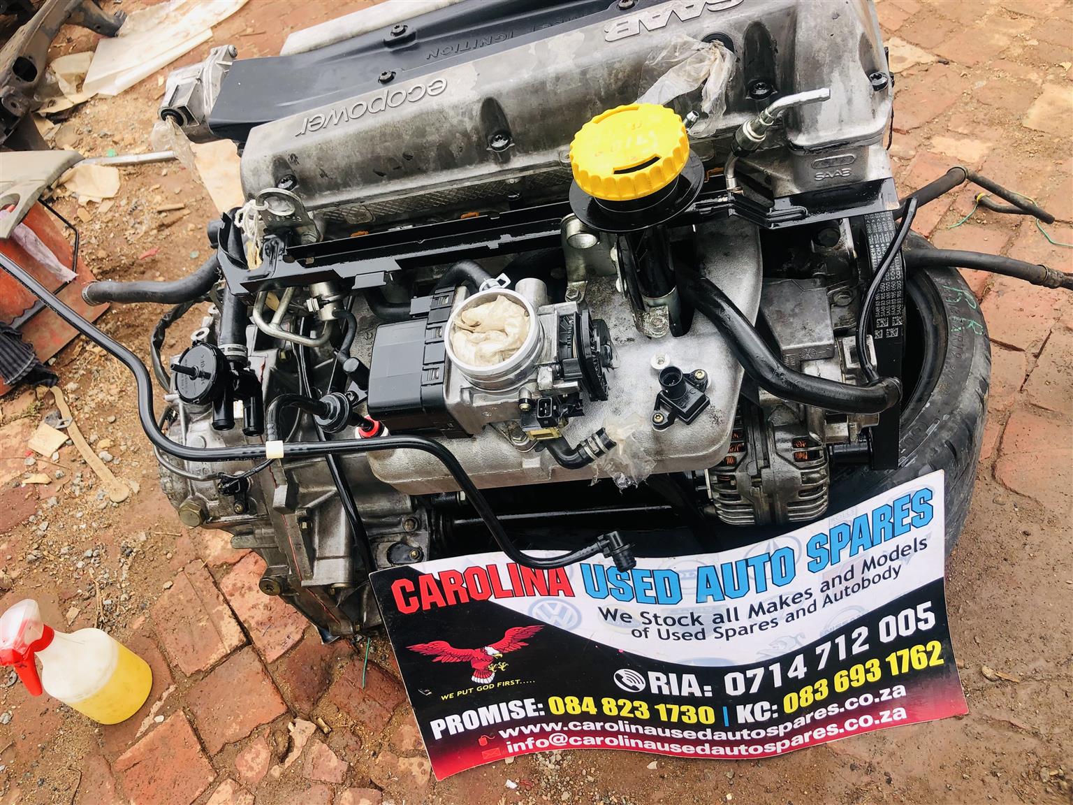 Saab 93 Engine (B205), automatic gearbox sold separately - Private Seller Saab 93 Engine (B205), automatic gearbox sold separately - Private Seller