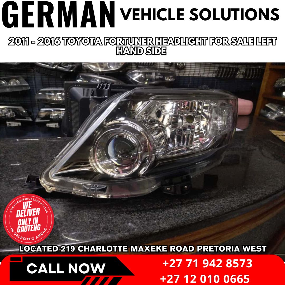 Toyota Fortuner left headlight for sale brand new - Private Seller Toyota Fortuner left headlight for sale brand new - Private Seller