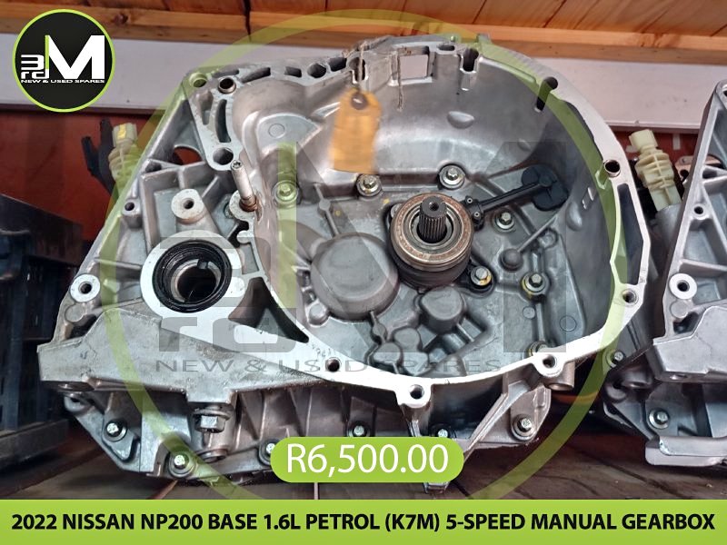 2022 NISSAN NP200 BASE 1.6L PETROL (K7M) 5 SPEED MANUAL GEARBOX MV0699