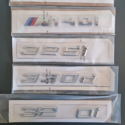 BMW number badges emblems stickers - Private Seller BMW number badges emblems stickers - Private Seller