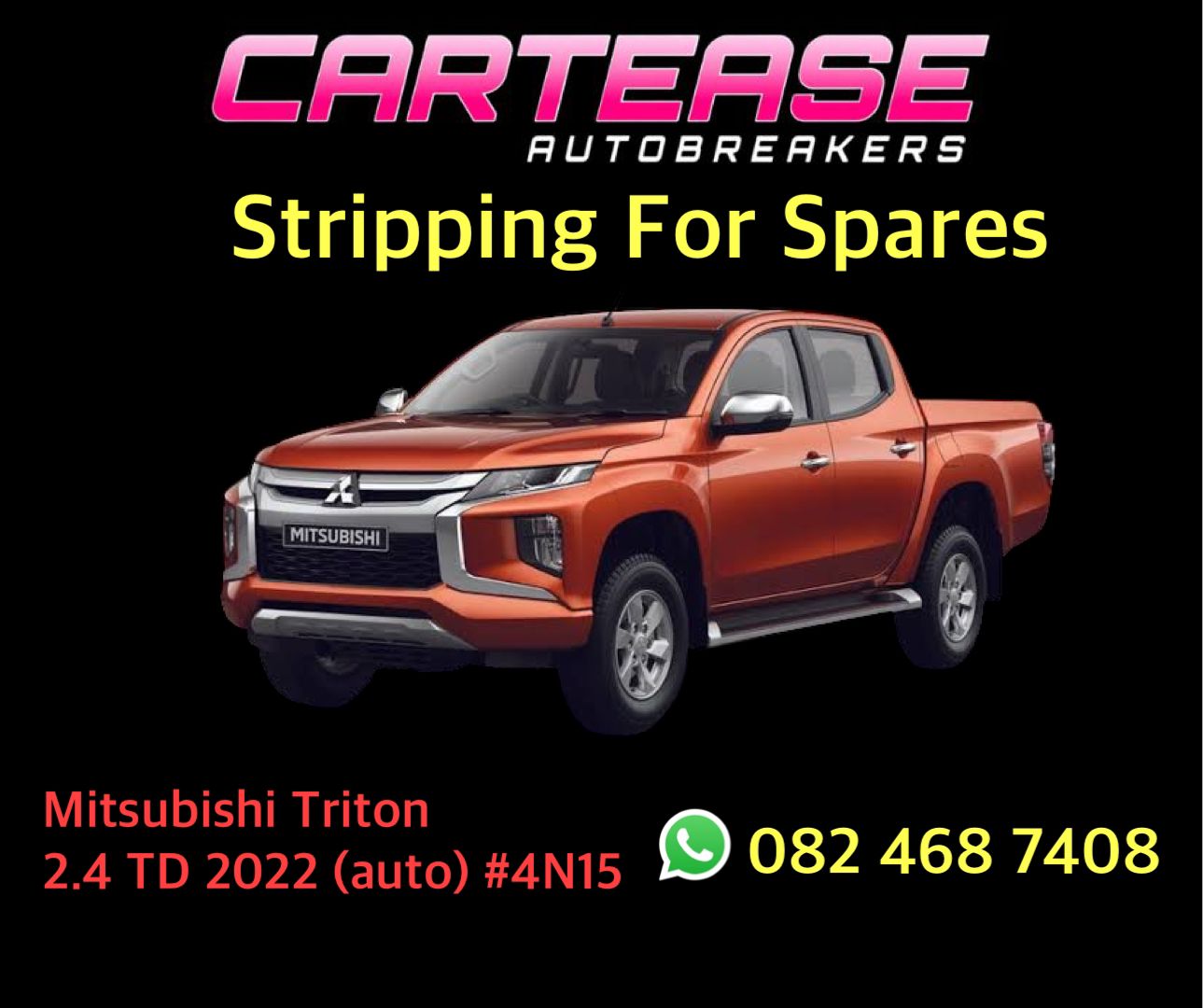 2022 Mitsubishi Triton 2.4 TD (Auto) #4N15 Stripping For Spares - Private Seller 2022 Mitsubishi Triton 2.4 TD (Auto) #4N15 Stripping For Spares - Private Seller