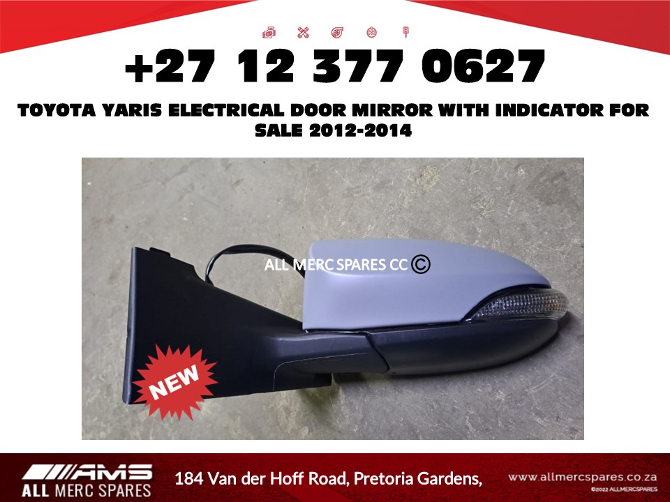 Toyota Yaris 2012-2014 electrical door mirror with indicator new for sale - Private Seller Toyota Yaris 2012-2014 electrical door mirror with indicator new for sale - Private Seller