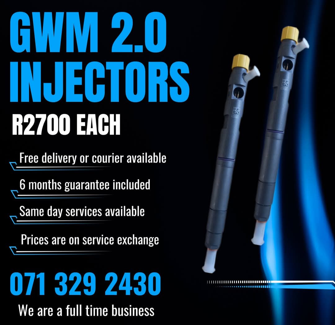 GWM STEED 2.0 INJECTORS FOR SALE WITH WARRANTY - Private Seller GWM STEED 2.0 INJECTORS FOR SALE WITH WARRANTY - Private Seller