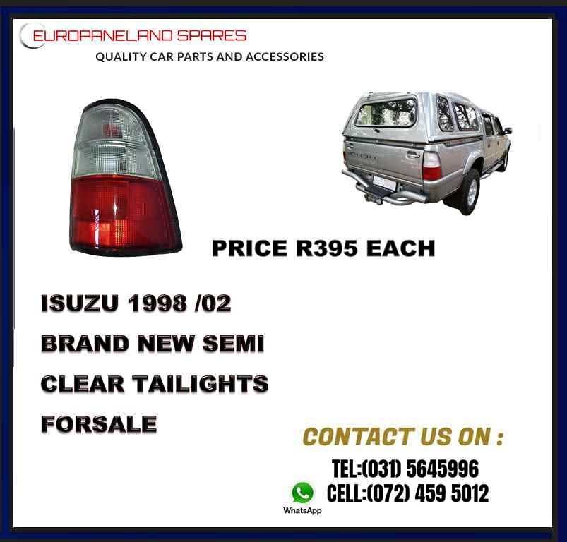 ISUZU KB 1998/03 BRAND NEW TAILLIGHTS FOR SALE PRICE: