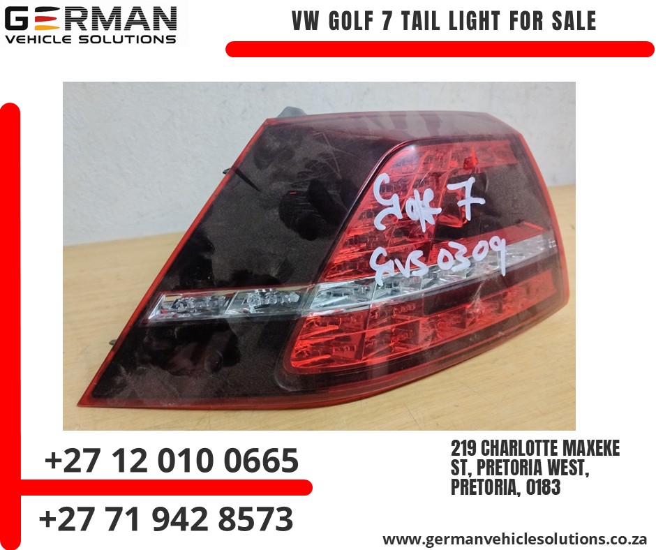 VW golf 7 used tail light replacement available - Private Seller VW golf 7 used tail light replacement available - Private Seller