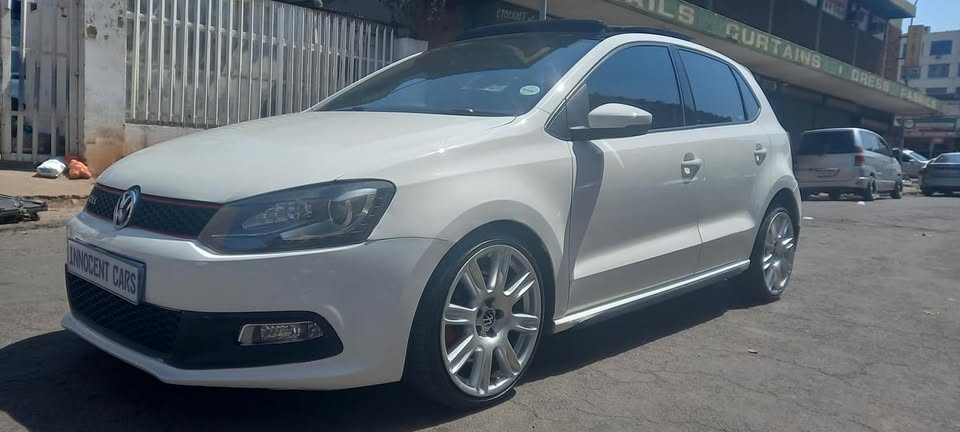 2014 VW POLO 6 GTI DSG, AUTOMATIC TRANSMISSION, WHITE COLOUR ,