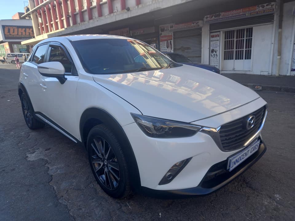 2018 MAZDA CX3 2.0 PETROL, AUTOMATIC TRANSMISSION, WHITE COLOUR, MILEAGE 56000KM