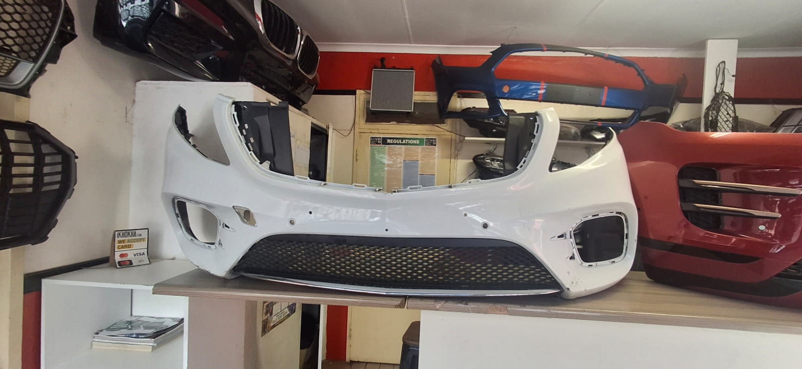 2021 MERCEDES BENZ W447 V CLASS FRONT BUMPER AND BOTTOM GRILL AVAILABLE FOR SALE - Private Seller 2021 MERCEDES BENZ W447 V CLASS FRONT BUMPER AND BOTTOM GRILL AVAILABLE FOR SALE - Private Seller