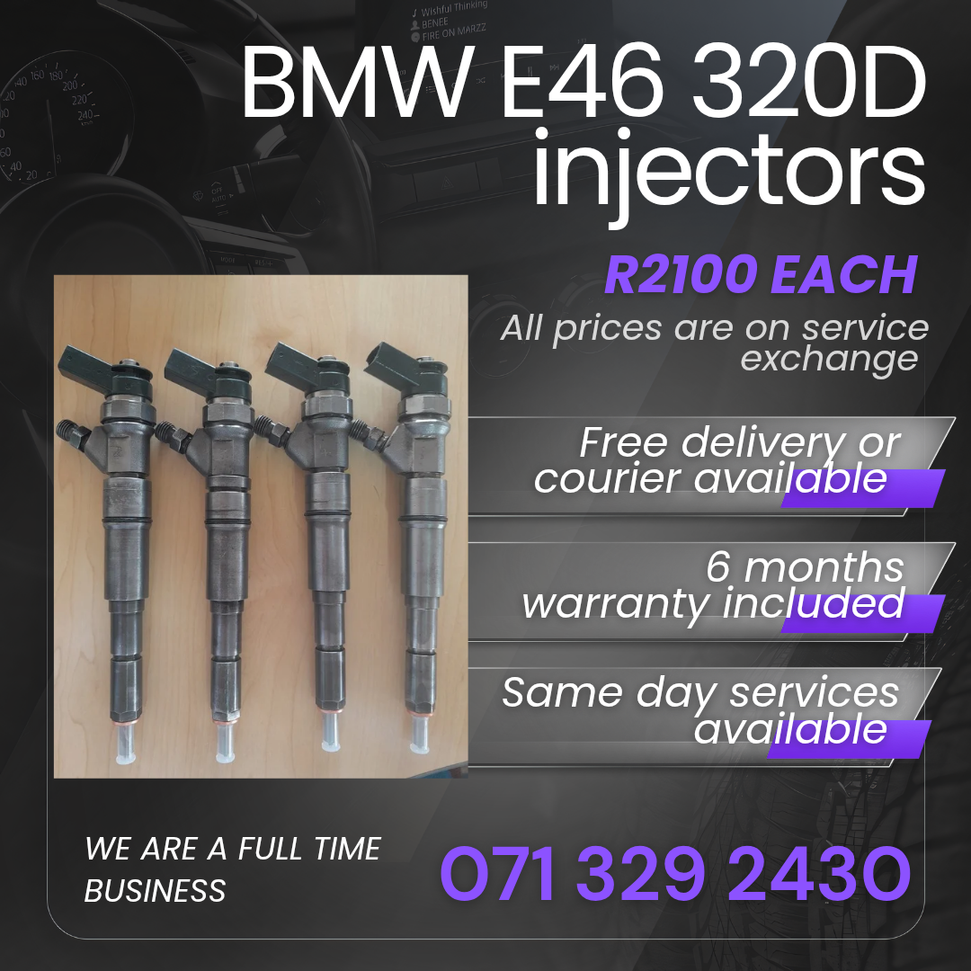 BMW E46 320D INJECTORS FOR SALE WITH WARRANTY - Private Seller BMW E46 320D INJECTORS FOR SALE WITH WARRANTY - Private Seller