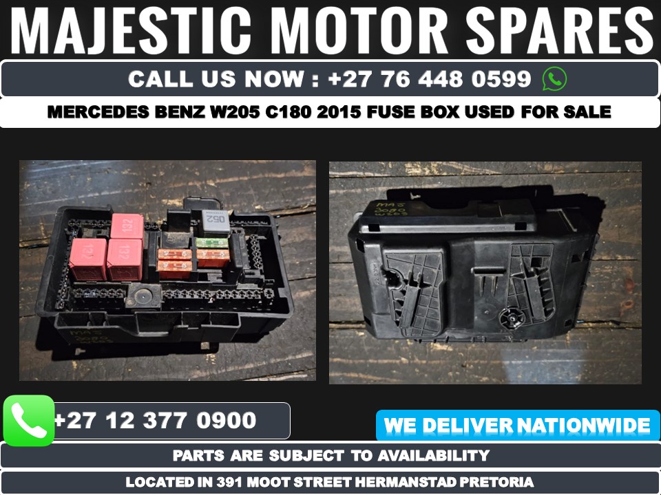 2015 Mercedes Benz W205 C180 fuse box for sale front used - Private Seller 2015 Mercedes Benz W205 C180 fuse box for sale front used - Private Seller
