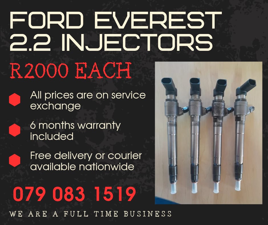 FORD EVEREST 2.2 INJECTORS FOR SALE WITH WARRANTY - Private Seller FORD EVEREST 2.2 INJECTORS FOR SALE WITH WARRANTY - Private Seller