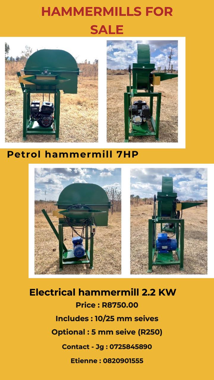 Hammer mills for sale