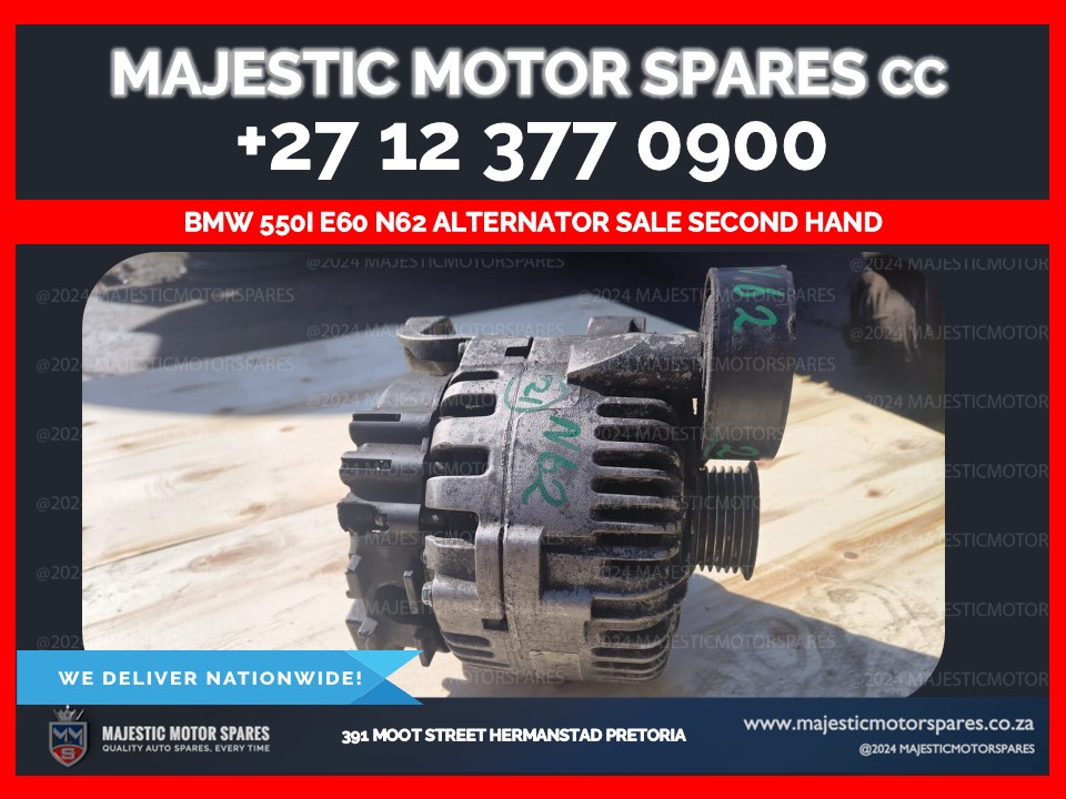 bmw 550i e60 n62 alternator for sale second hand - Private Seller bmw 550i e60 n62 alternator for sale second hand - Private Seller