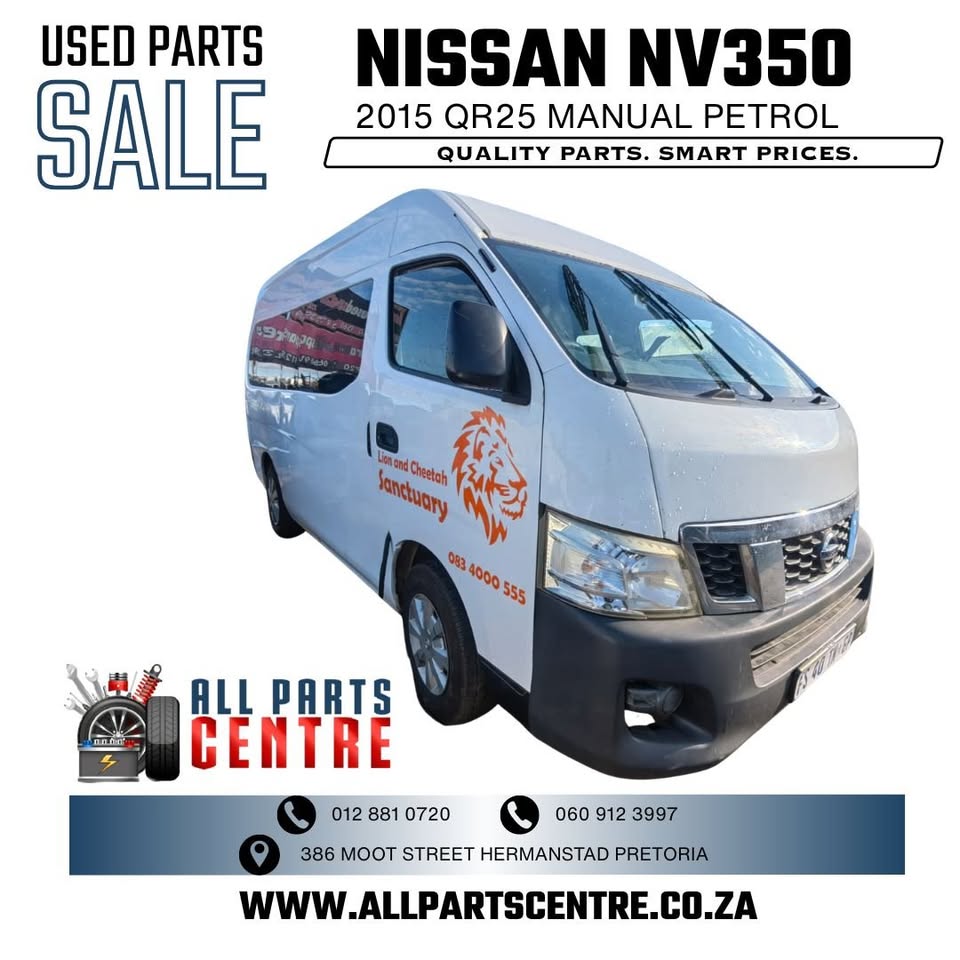 Nissan NV350 2015 QR25 manual petrol – Stripping for Spares - Private Seller Nissan NV350 2015 QR25 manual petrol – Stripping for Spares - Private Seller