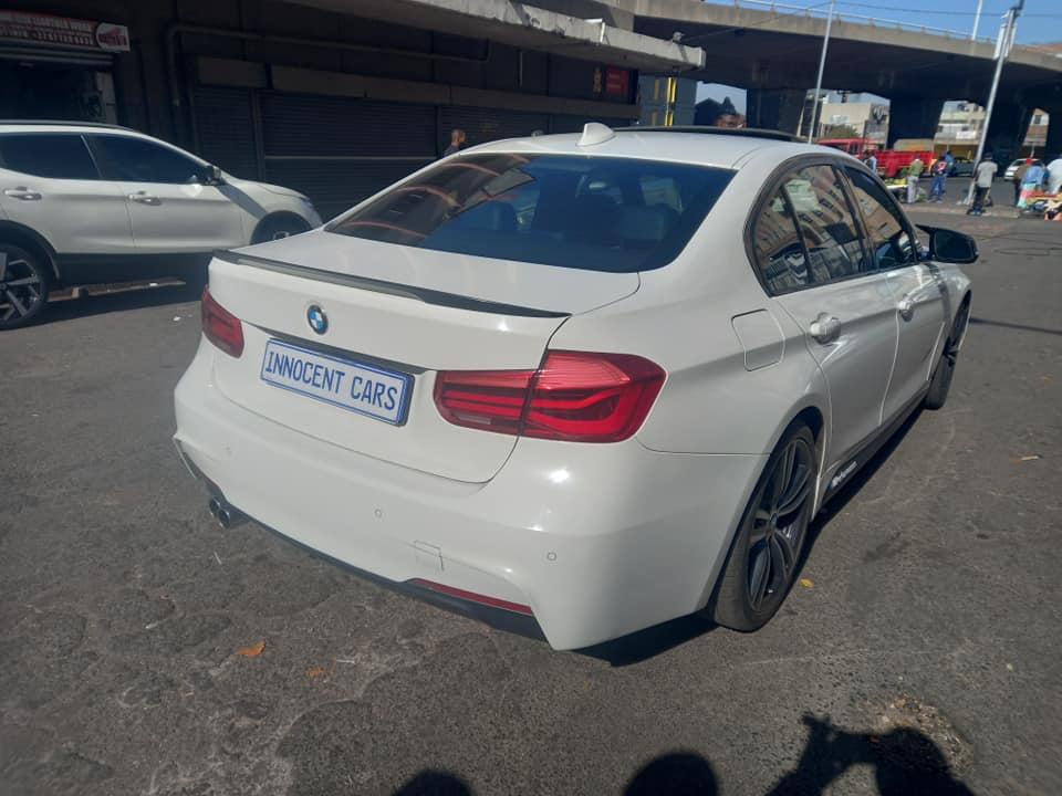 2017 BMW M-SPORT 320i PETROL, AUTOMATIC, WHITE COLOR, MILEAGE