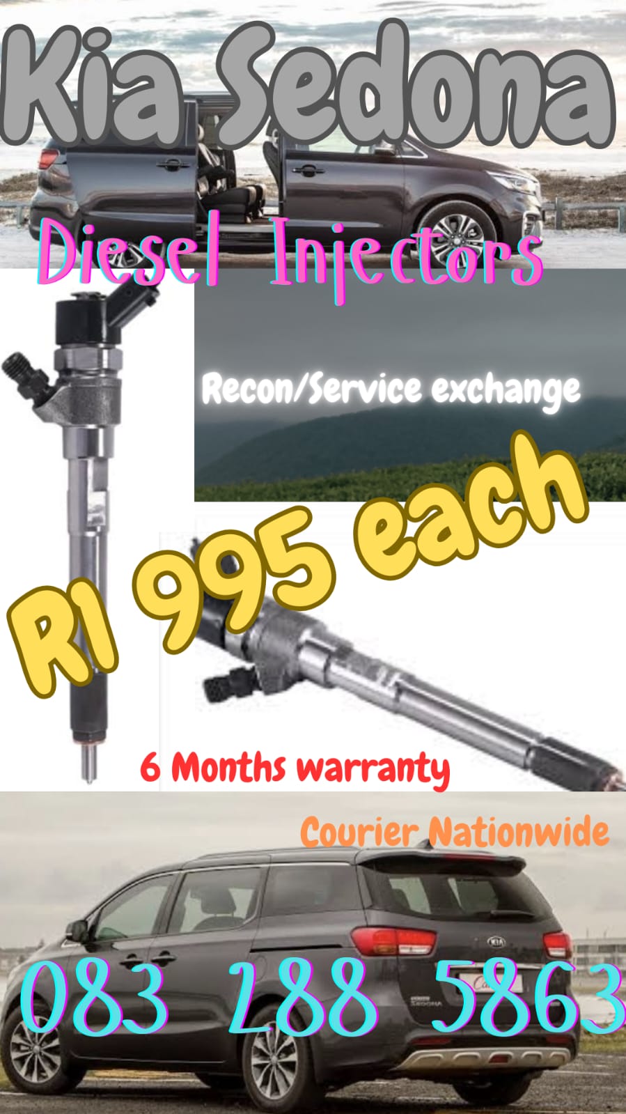 Kia Sedona Diesel Injectors - Private Seller Kia Sedona Diesel Injectors - Private Seller