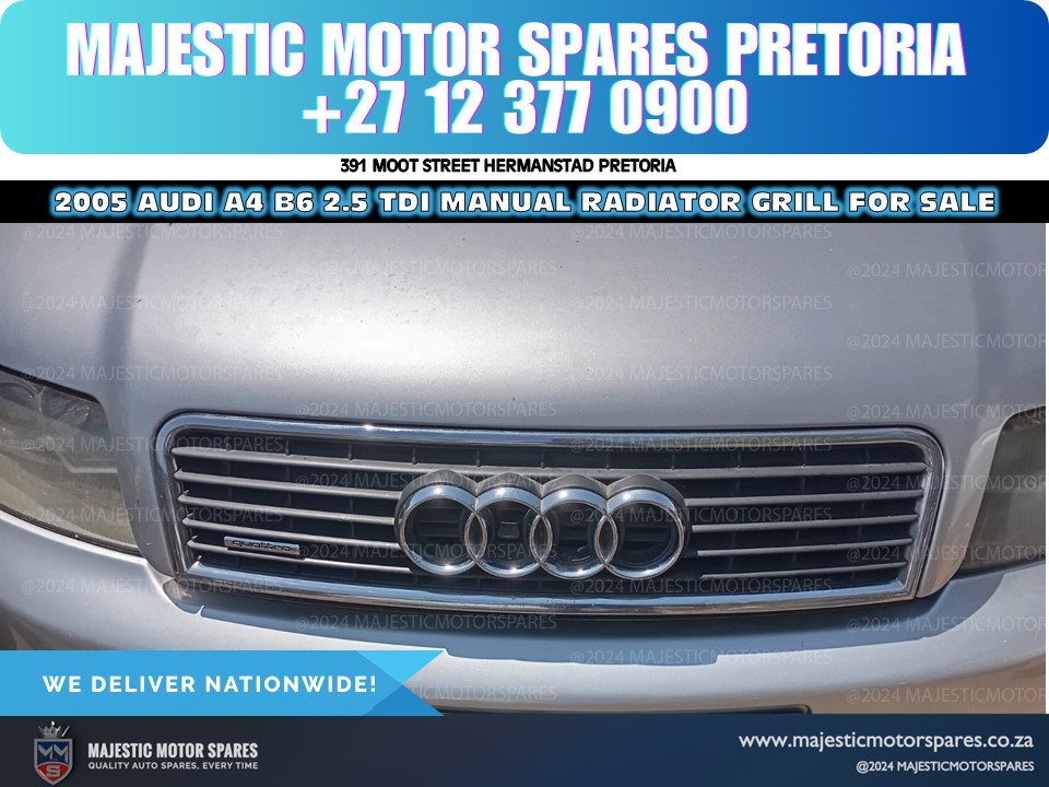 2005 audi a4 b6 2.5 tdi manual radiator grill for sale