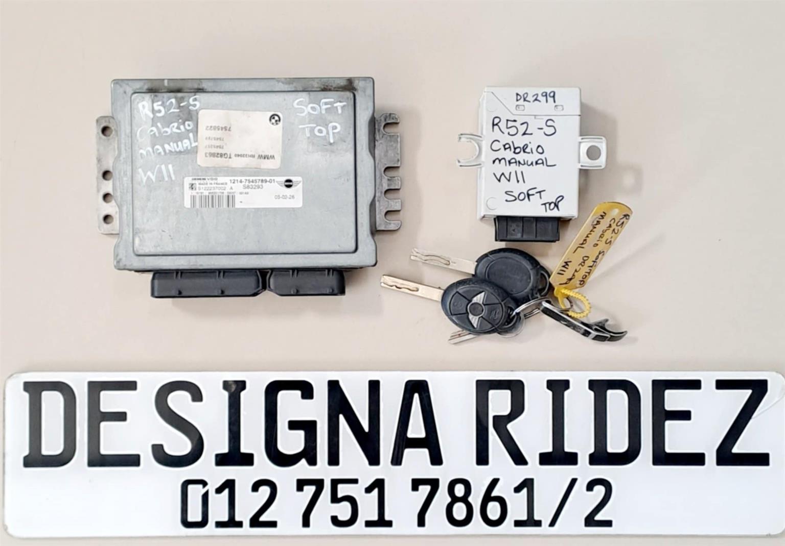 MINI COOPER R52-S AND R53-S LOCK-SETS FOR SALE COMPLETE