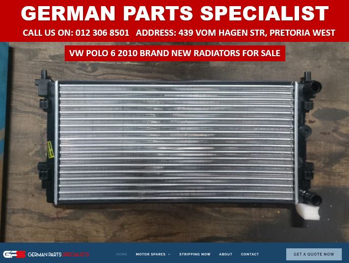 BRAND NEW VW POLO 6 2010 RADIATORS FOR SALE - Private Seller BRAND NEW VW POLO 6 2010 RADIATORS FOR SALE - Private Seller
