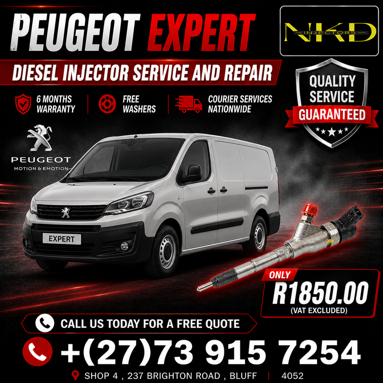 Peugeot Expert Diesel Injectors - Private Seller Peugeot Expert Diesel Injectors - Private Seller