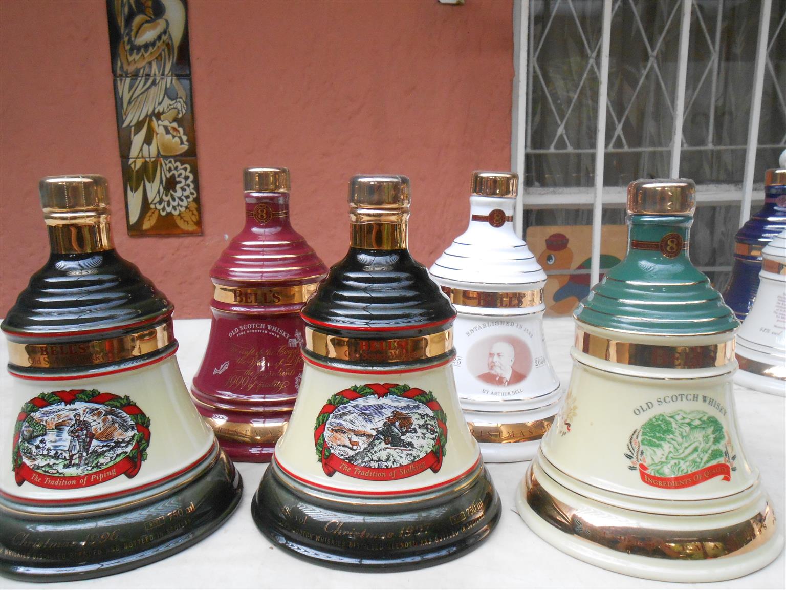 Bells Christmas Decanter collection