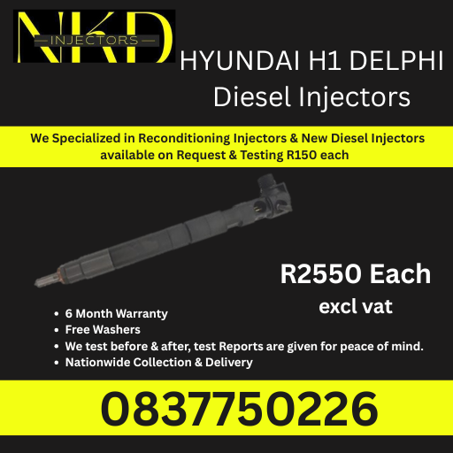Hyundai H1 Delphi Diesel injectors for sale - Private Seller Hyundai H1 Delphi Diesel injectors for sale - Private Seller