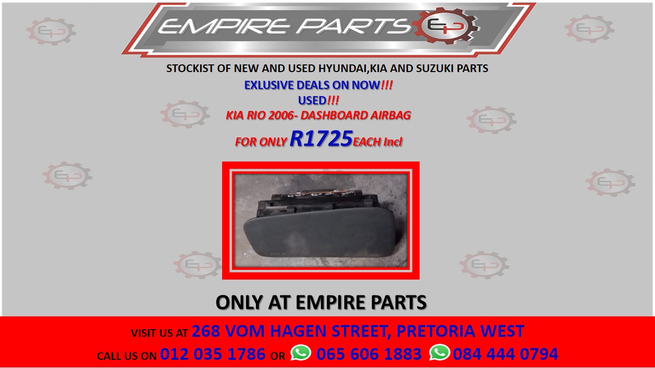 KIA RIO 2006- DASHBOARD AIRBAG - Private Seller KIA RIO 2006- DASHBOARD AIRBAG - Private Seller