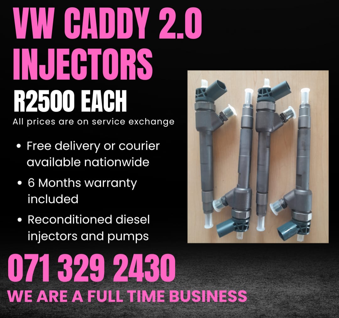 VW CADDY 2.0 INJECTORS FOR SALE WITH WARRANTY - Private Seller VW CADDY 2.0 INJECTORS FOR SALE WITH WARRANTY - Private Seller