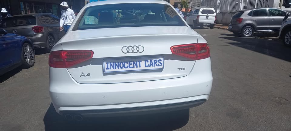2015 AUDI A 4 2.0 Tdi AUTOMATIC TRANSMISSION, WHITE COLOUR, 76000KM