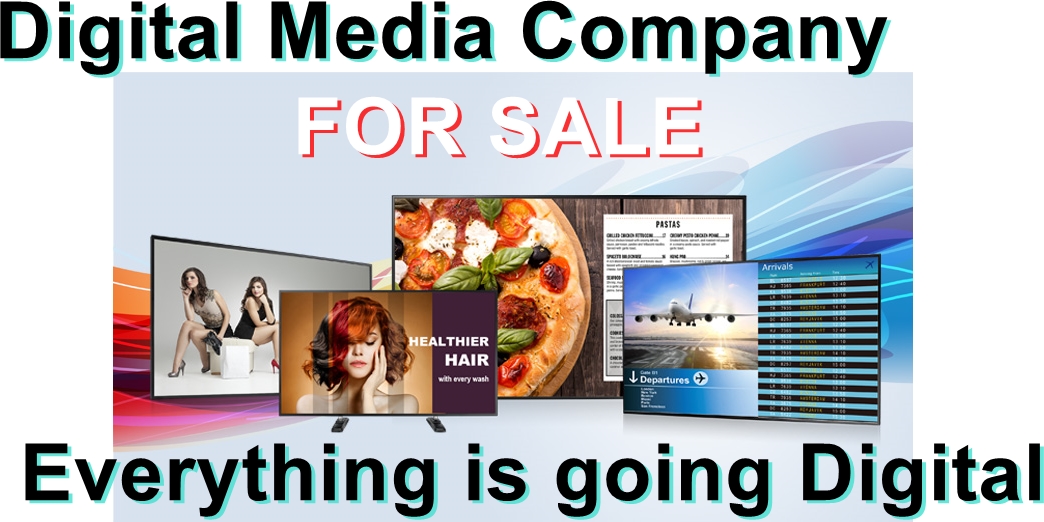 Screen advertising company for sale