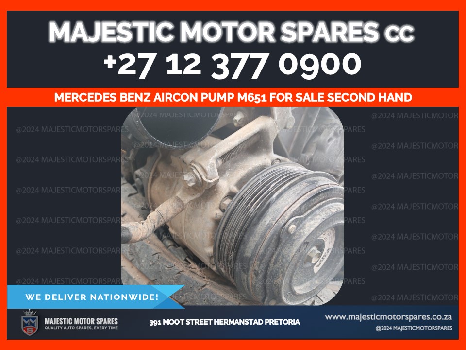 Mercedes Benz aircon pump m651 for sale – quality used replacement part - Private Seller