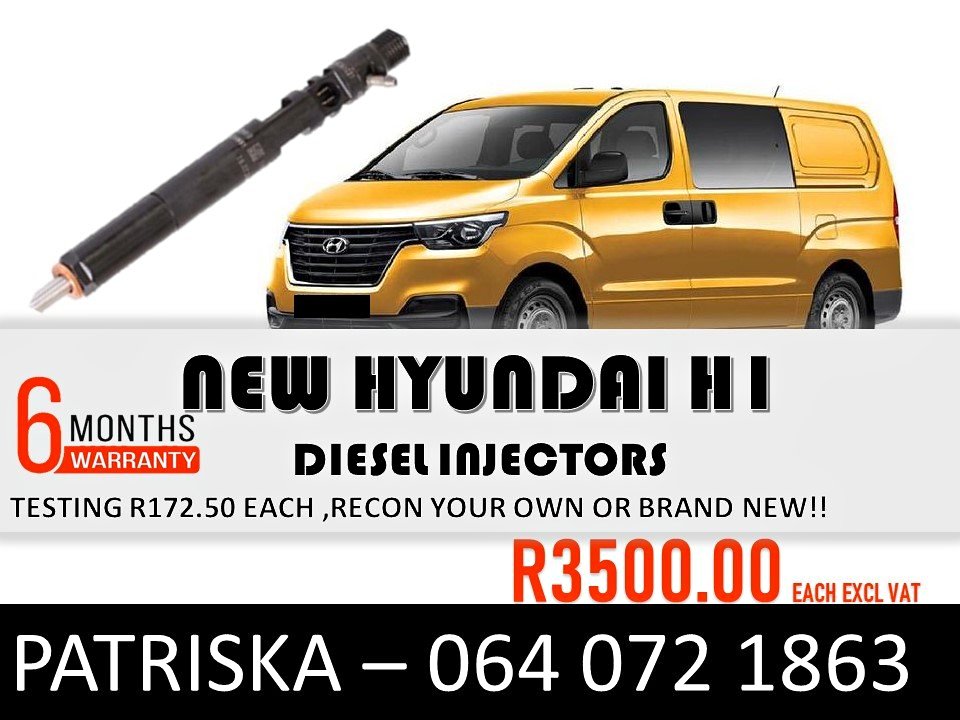 NEW HYUNDAI H1 DELPHI DIESEL INJECTORS FOR SALE