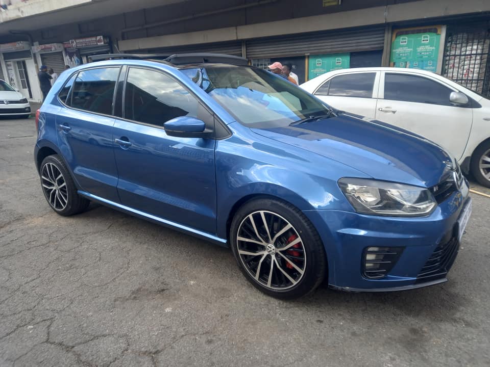 2015 VW POLO TSI RLINE 1.2 PETROL, MANUAL TRANSMISSION, BLUE COLOUR