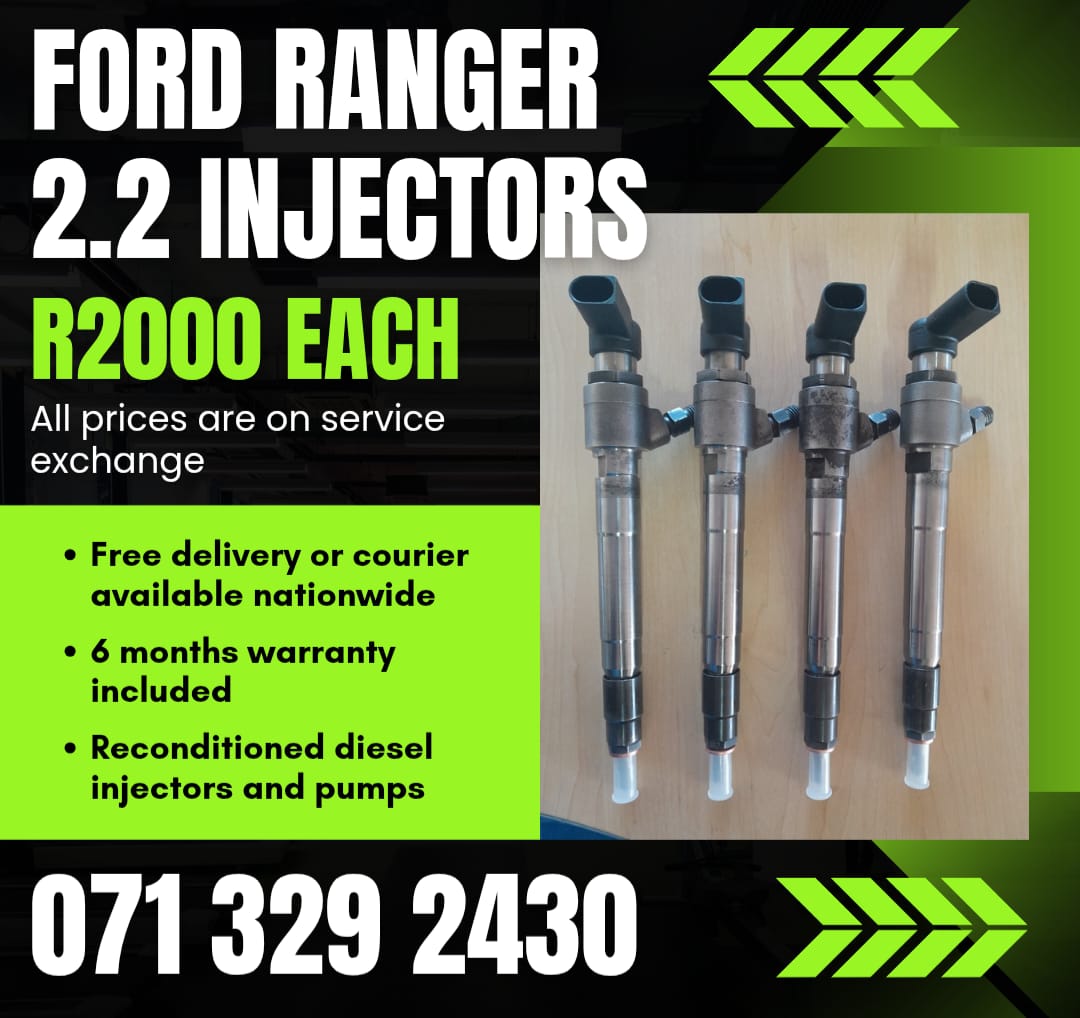 FORD RANGER 2.2 INJECTORS FOR SALE WITH WARRANTY INCLUDED - Private Seller FORD RANGER 2.2 INJECTORS FOR SALE WITH WARRANTY INCLUDED - Private Seller