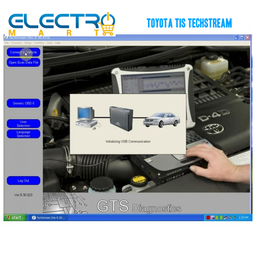 Toyota TIS Techstream Auto Diagnostic Tool
