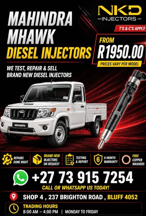 Certified Mhawk Mahindra injectors on special at a great price - Private Seller Certified Mhawk Mahindra injectors on special at a great price - Private Seller
